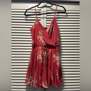 Trixxi Floral Romper, women’s size small